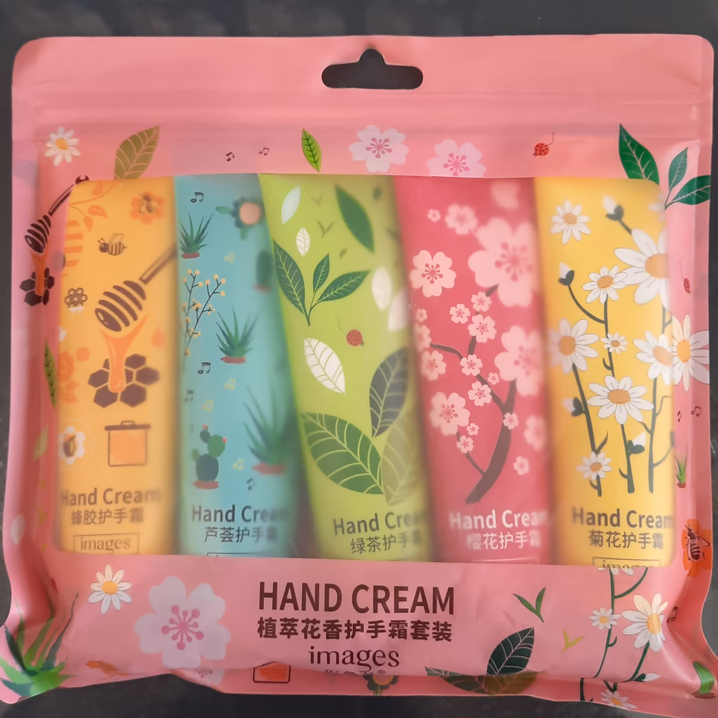 کرم مرطوب کننده دست ایمجز بسته 5 عددی مخصوص داخل کیف 