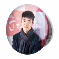 آینه جیبی خندالو طرح دی.او گروه اکسو EXO مدل تاشو کد 13374