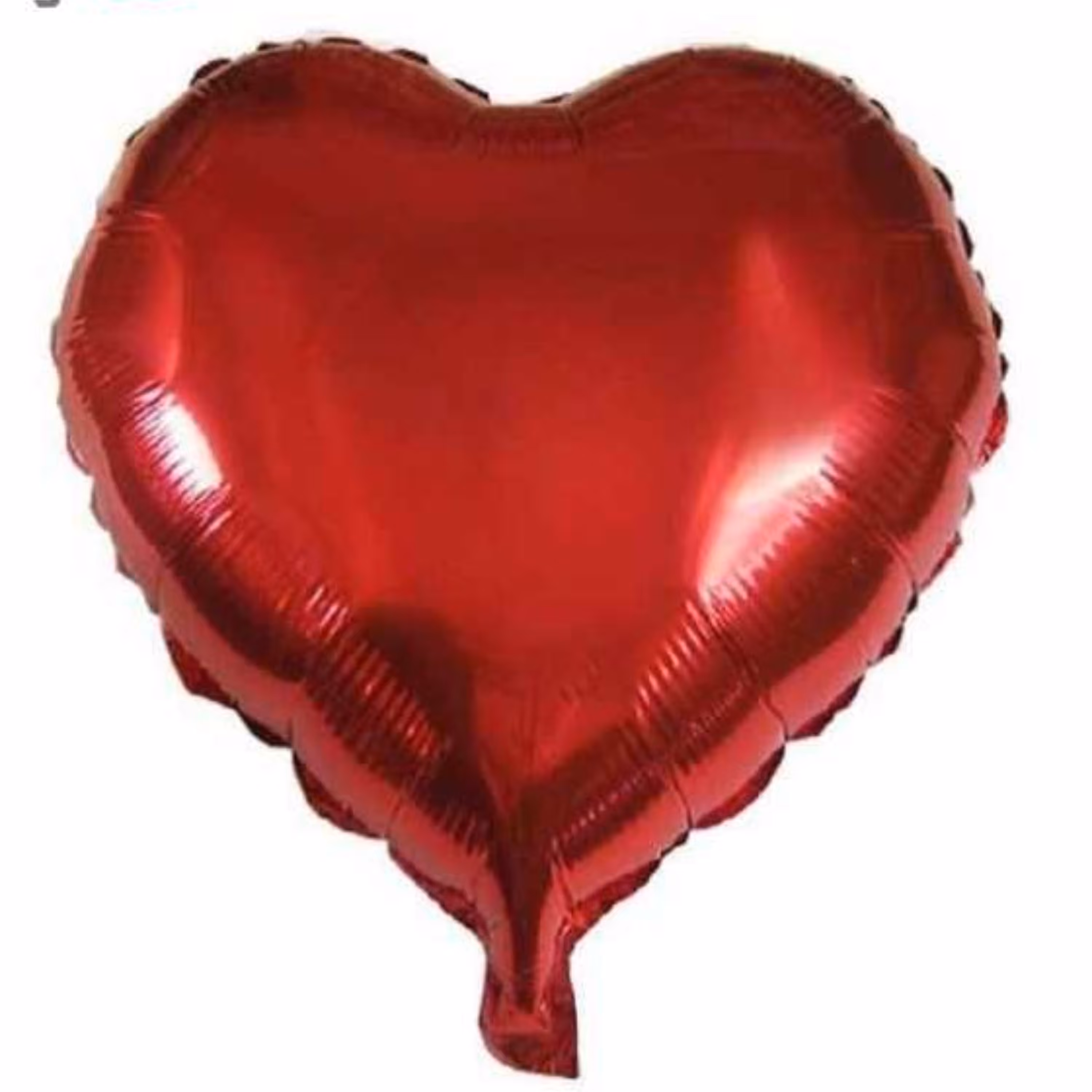 بادکنک فویلی طرح قلب قرمز براق