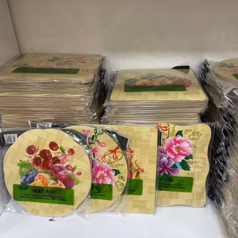 زیر قابلمه ایی تمام چوب طرح دار 