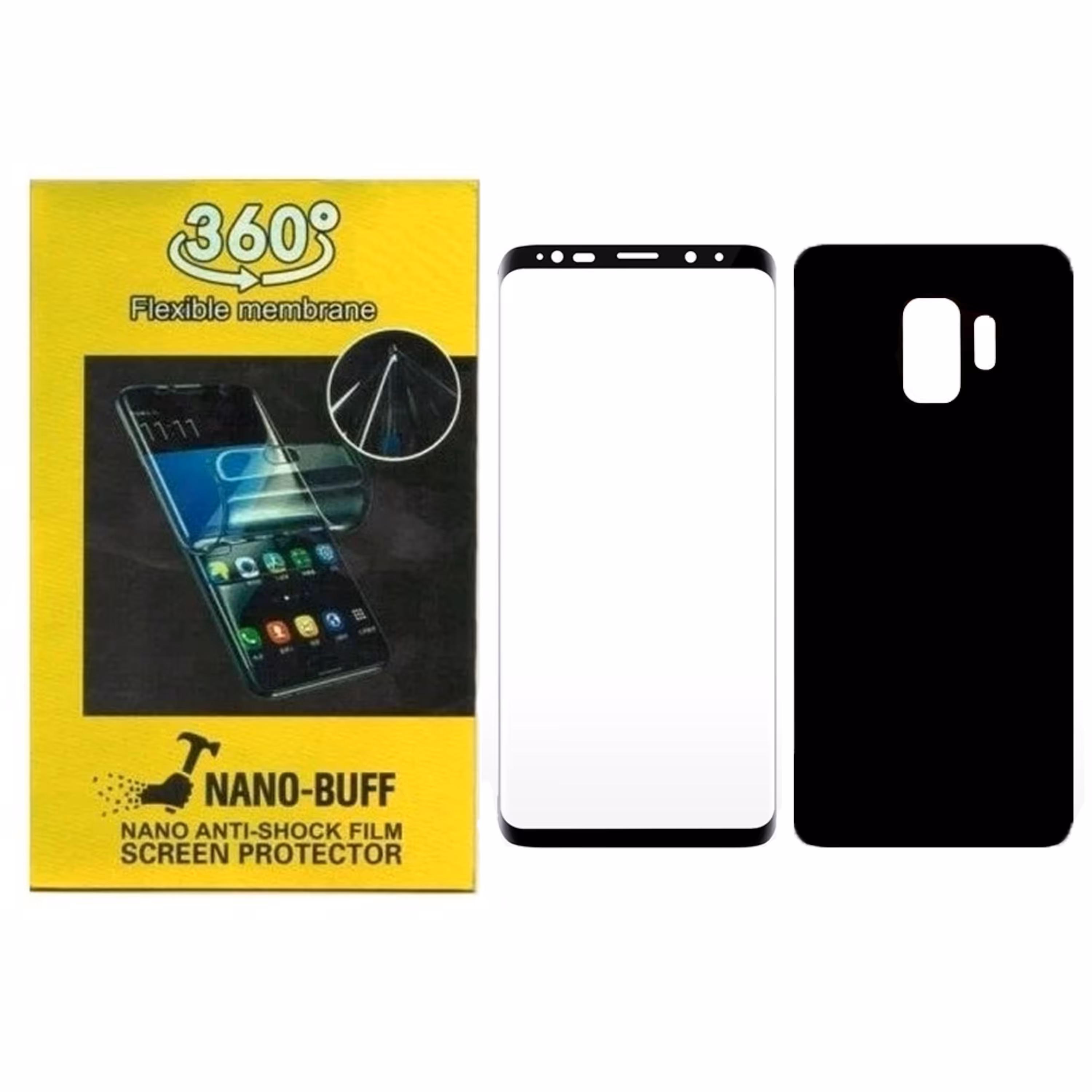 برچسب نانو 360 درجه پشت و رو  FM  برای مدل سامسونگ S9