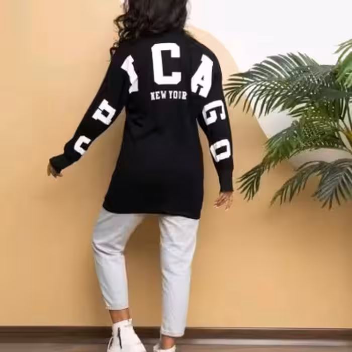 بلوز آستین فینگردار شیکاگو1179.