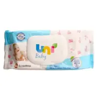 دستمال مرطوب کودک یونی بیبی 56 عددی Uni Baby