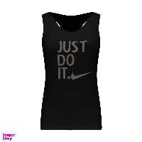 تاپ ورزشی زنانه طرح نایک مدل Just Do It کد AWT104 رنگ مشکی