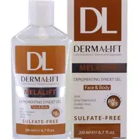 ژل شستشو روشن کننده پوست ملالیفت درمالیفت (Dermalift) حجم 200mL