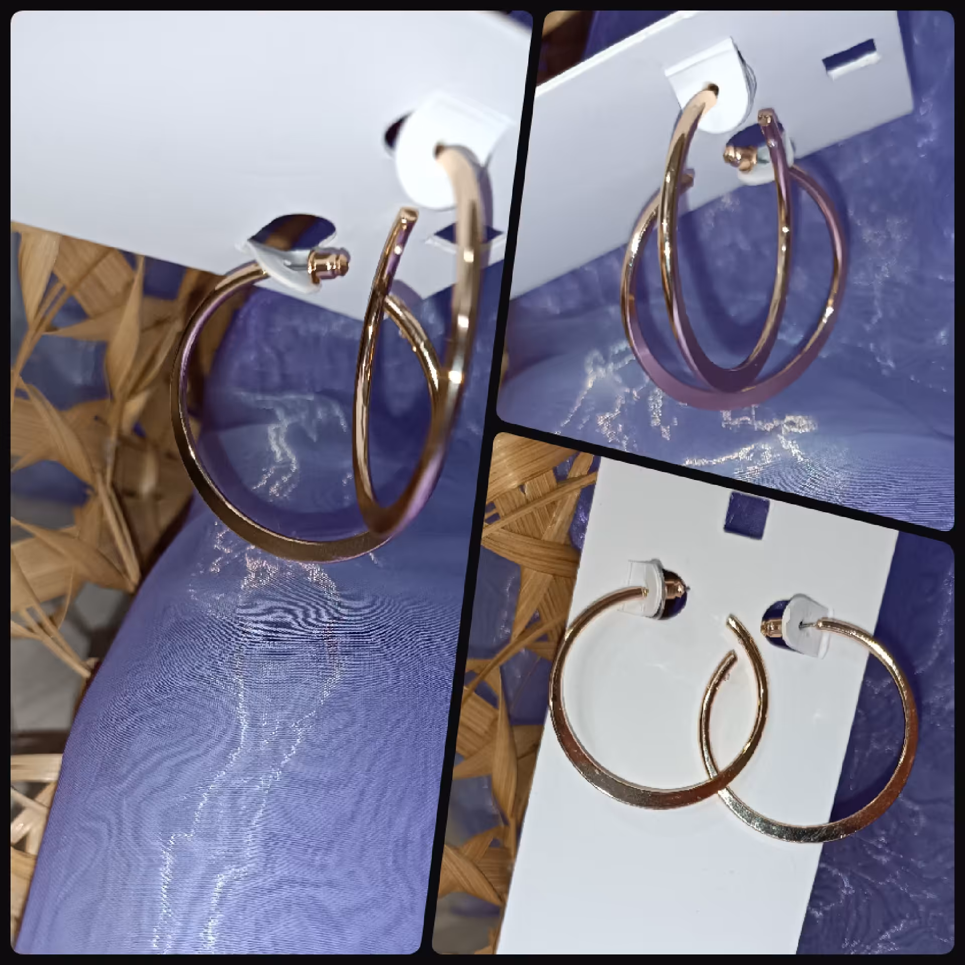 گوشواره حلقه ای سایز بزرگ اصل وارداتی