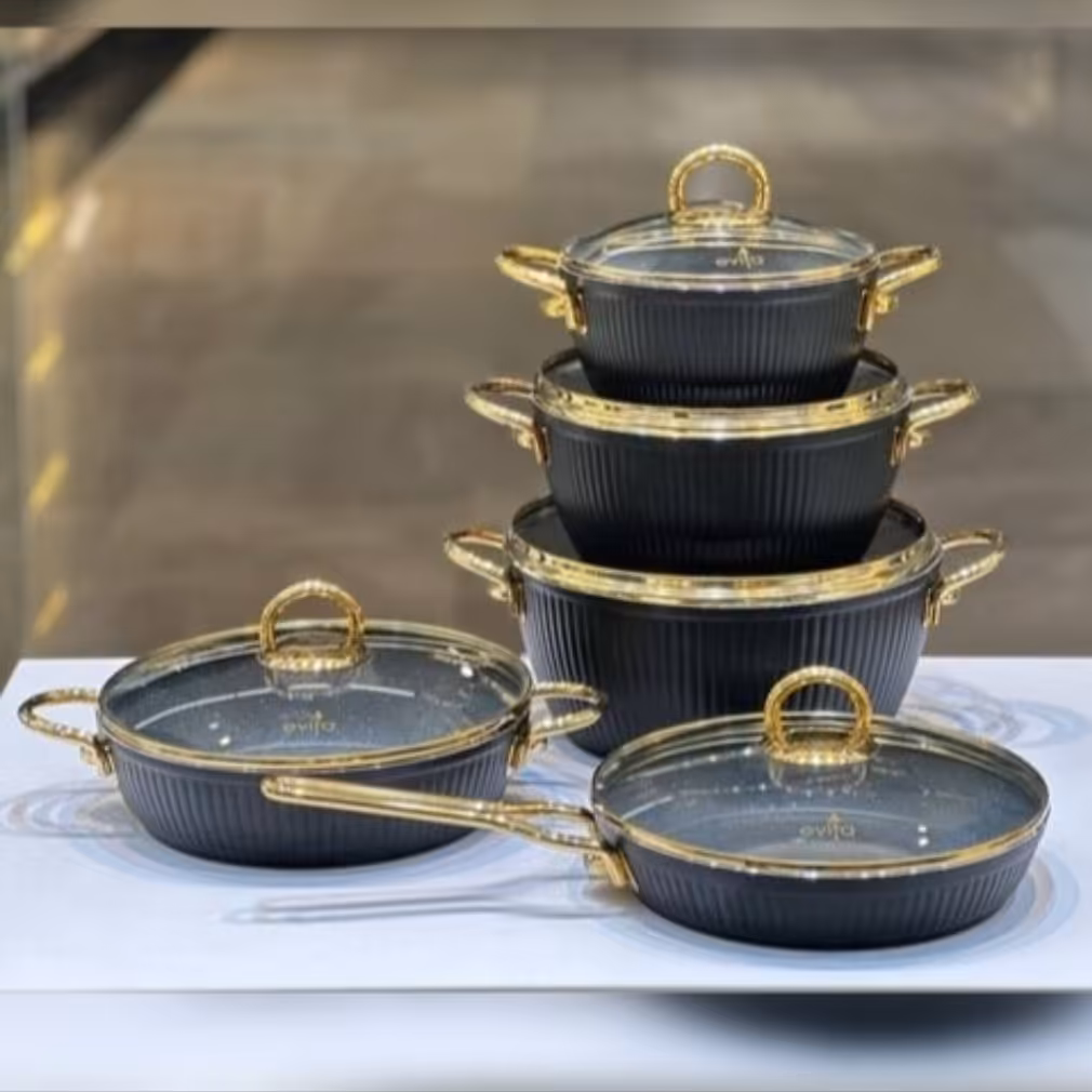 سرویس قابلمه اویتا evita ترکیه مشکی