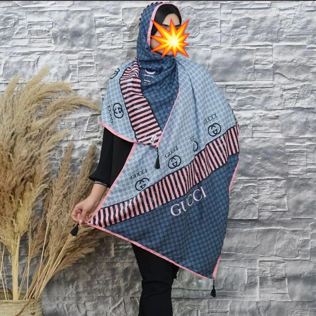 شال نخ بهاره منگولدار