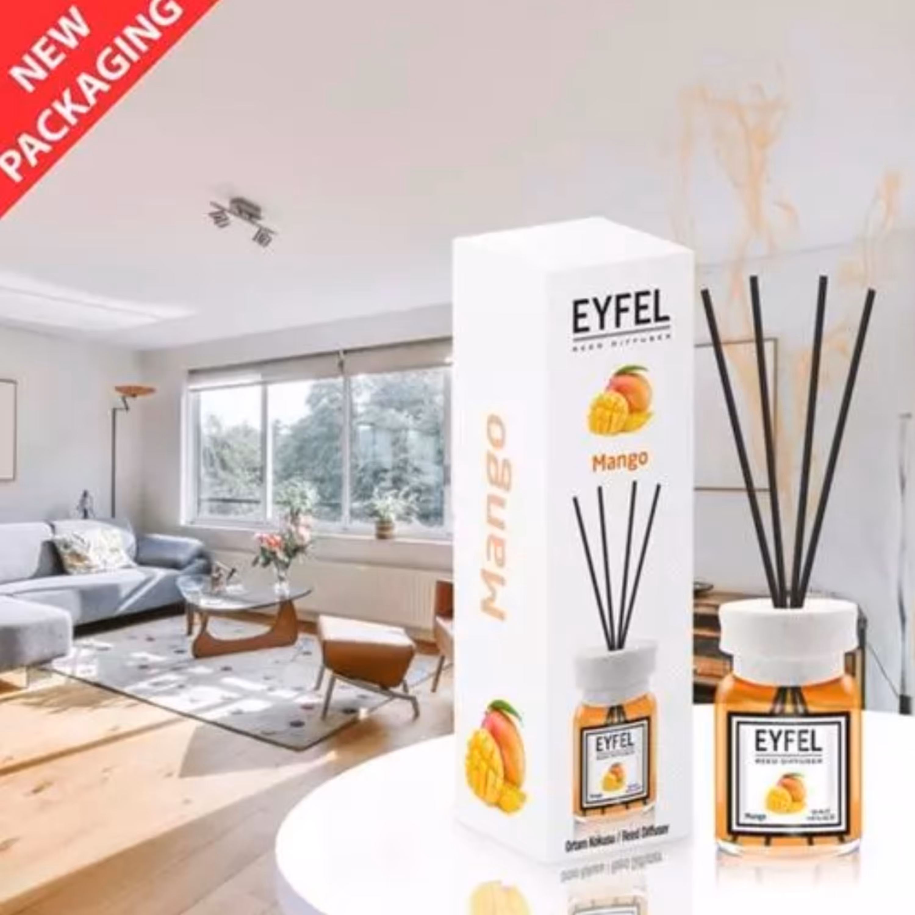 خوشبوکننده هوا ایفل مدل Mango حجم 120 میلی لیتر