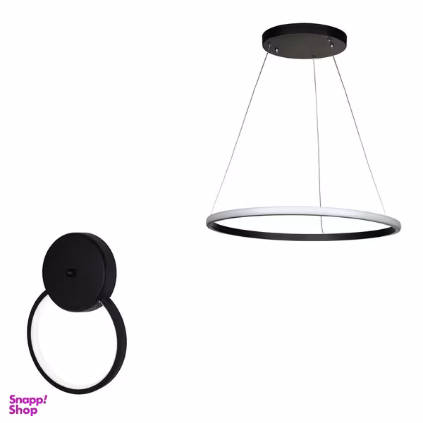 دیوارکوب و لوستر تک حلقه چشمه نور کد L6332/1H+6373/1