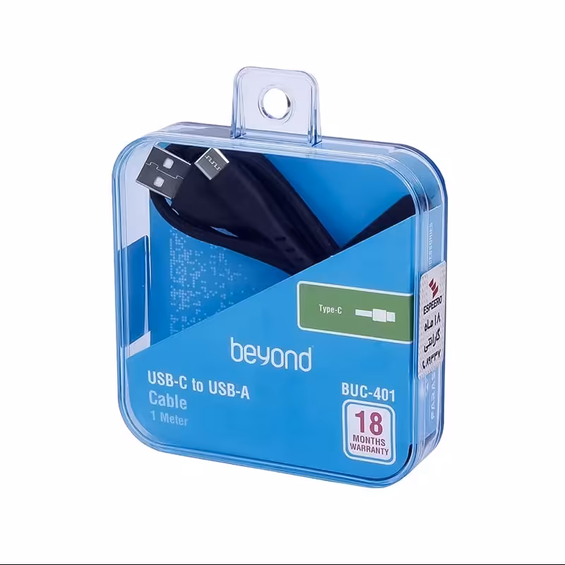 کابل تایپ سی فست شارژ بیاند مدل Beyond BUC-401 2.1A