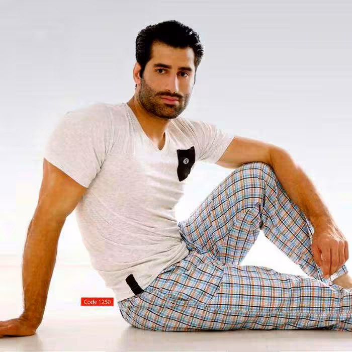 کد1250 ست تیشرت لاکرا ملانژ04 یقه 7