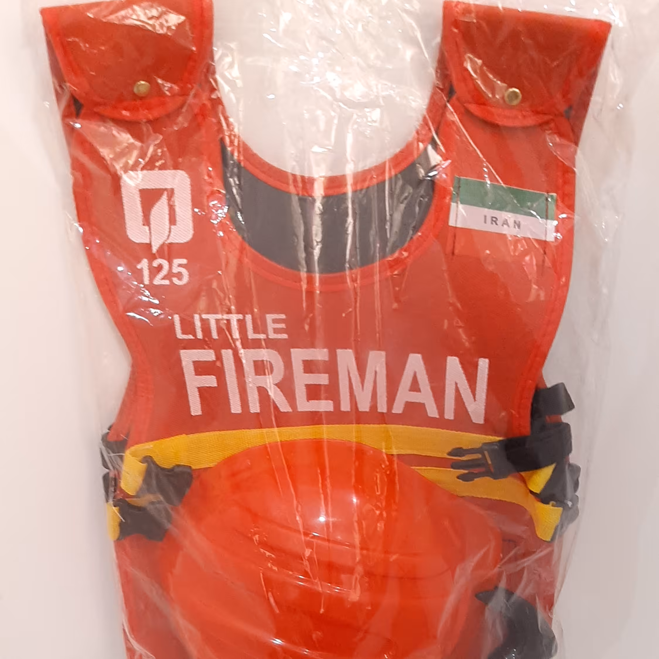 جلیقه آتش نشانی وکلاه ایمنی مخصوص کودک لوازم مخصوص آتش نشانی مناسب سنی 2 الی 7 ساله 