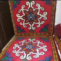  یک جفت فرش دستبافت ریز نقش در ابعاد  50 در 50