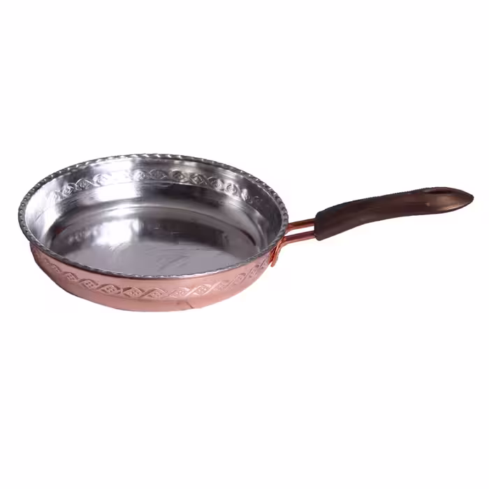 ماهیتابه مسی دوری کوچک کد zh121-1