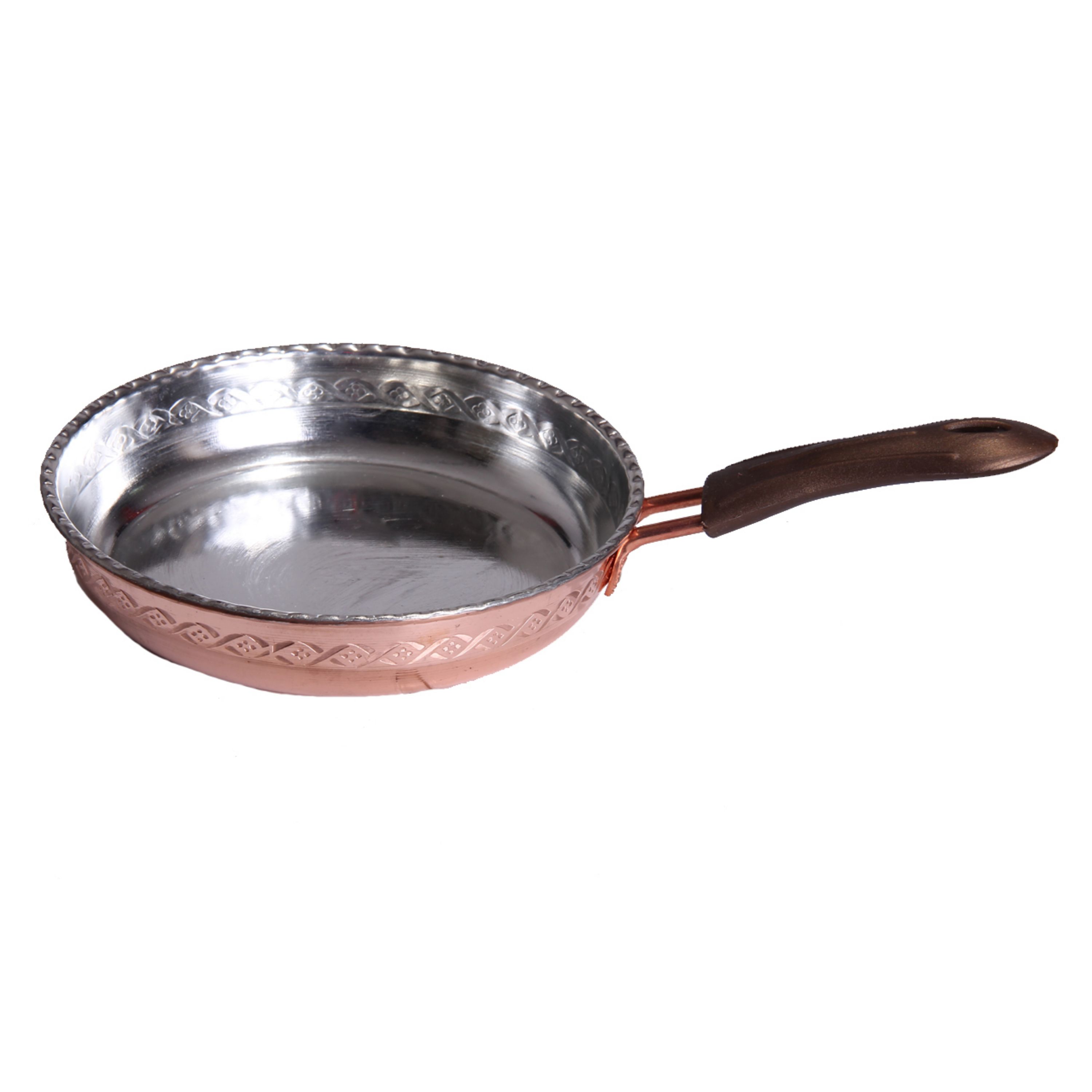 ماهیتابه مسی دوری کوچک کد zh121-1
