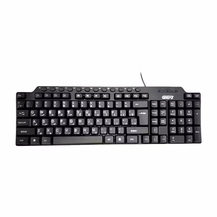 کیبورد با سیم گریت مدل GREAT GR-1020