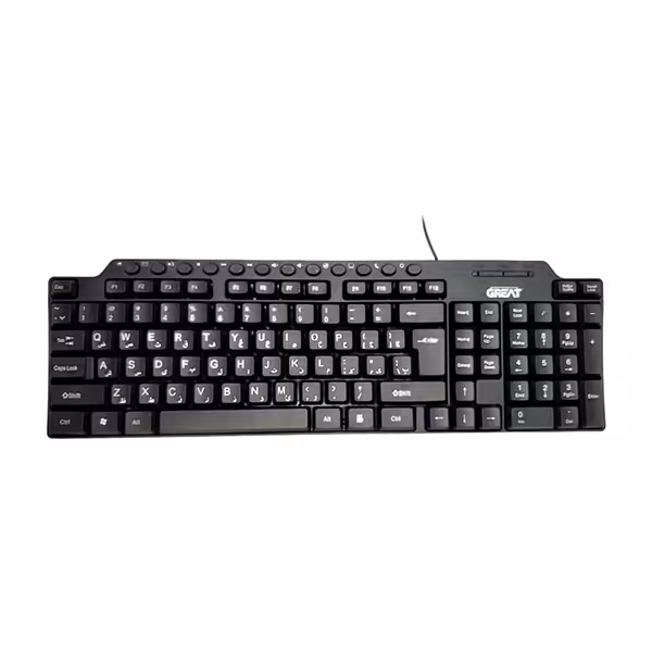 کیبورد با سیم گریت مدل GREAT GR-1020