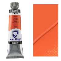 رنگ روغن ون گوگ AZO ORANGE حجم 40 میل کد 276 سری 1