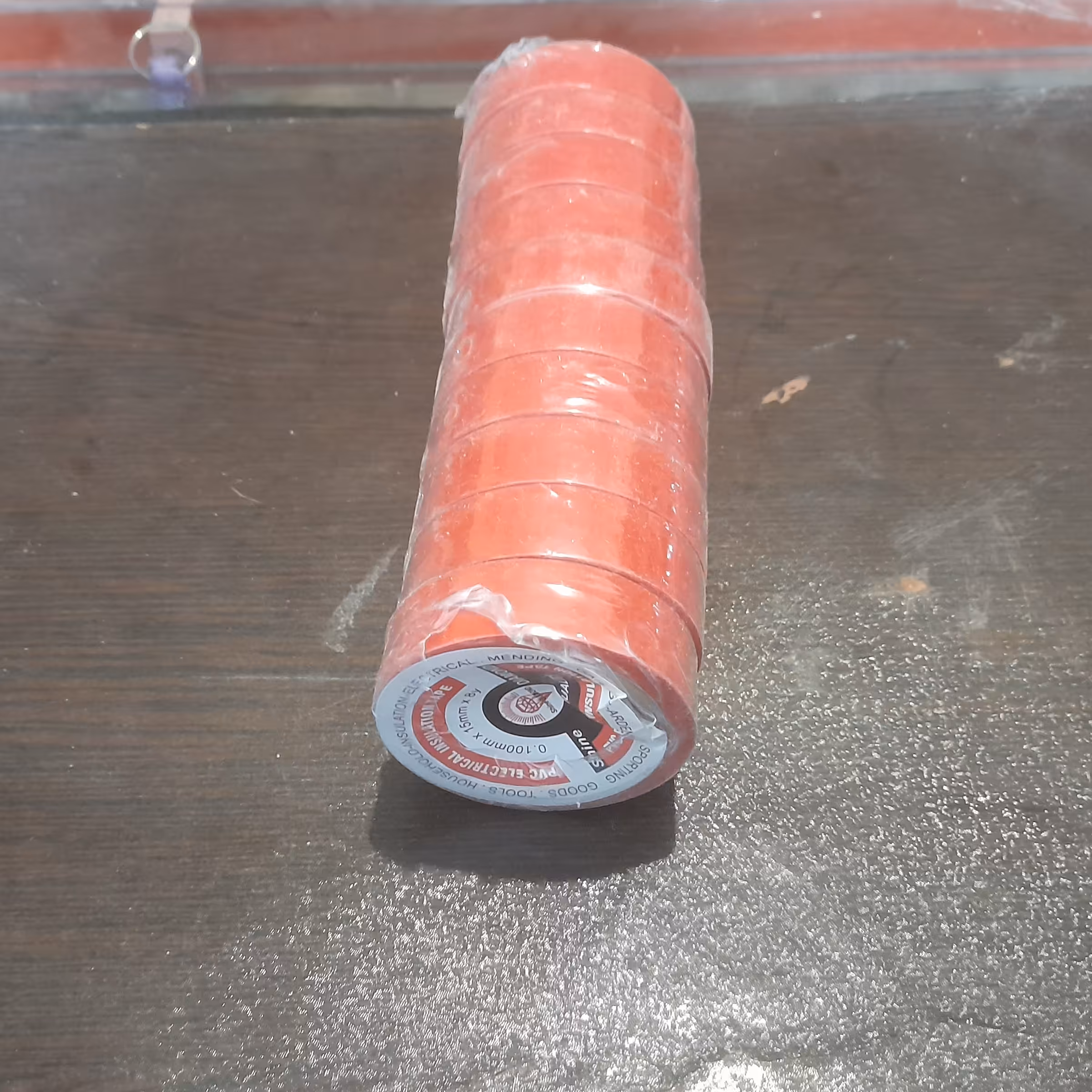 نوار چسب برق قرمز رنگ(بسته 10عددی)