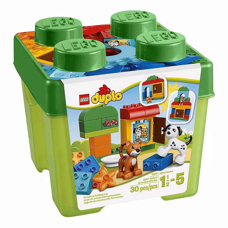 لگو دوپلو حیوانات سطلی کد 10570