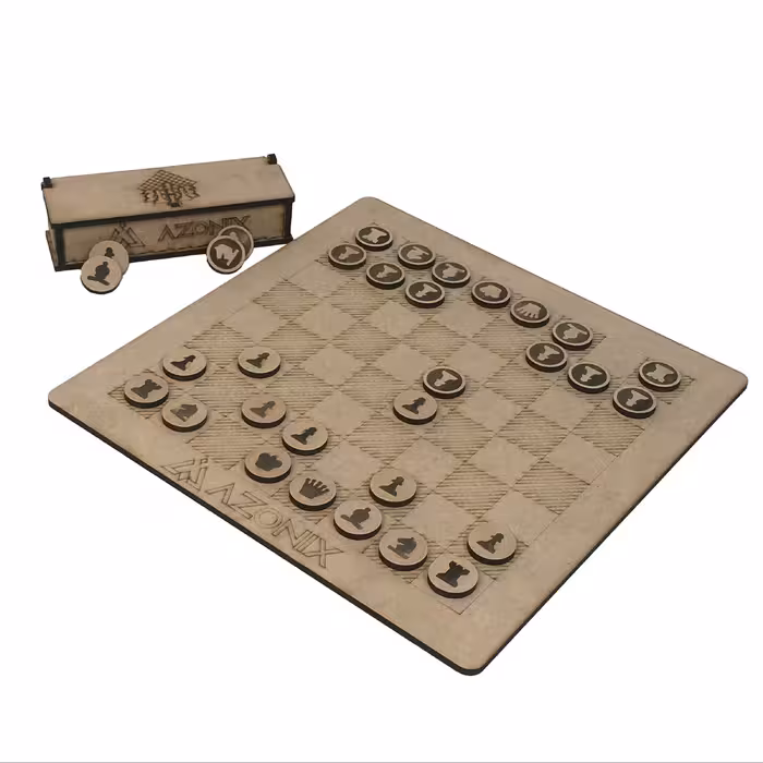  شطرنج  به همراه جعبه مهره ها و دو نوع طراحی صفحه به انتخاب شما مدل WDNAX11