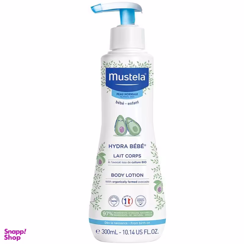لوسیون بدن کودک موستلا مدل sha1013 حجم 300 میلی لیتر