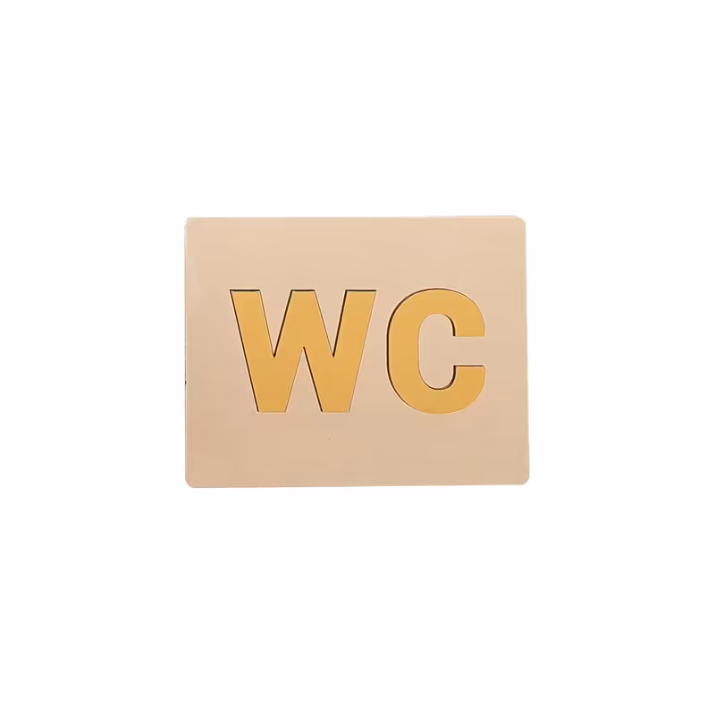 تابلو مدل wc