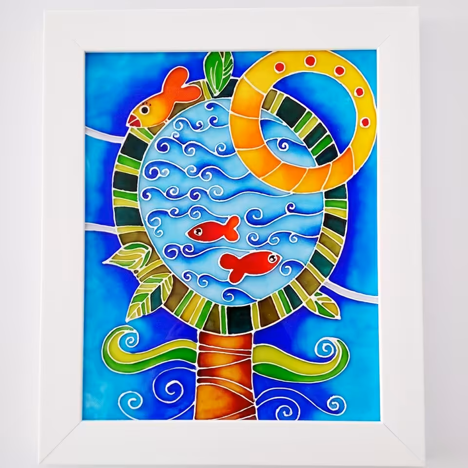 تابلو طرح درخت زندگی