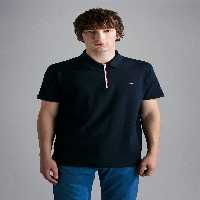تی شرت یقه پولو آبی مردانه دکمه پنبه آستین کوتاه NAVY POLO T 013 Paul Shark Paul&amp;Shark