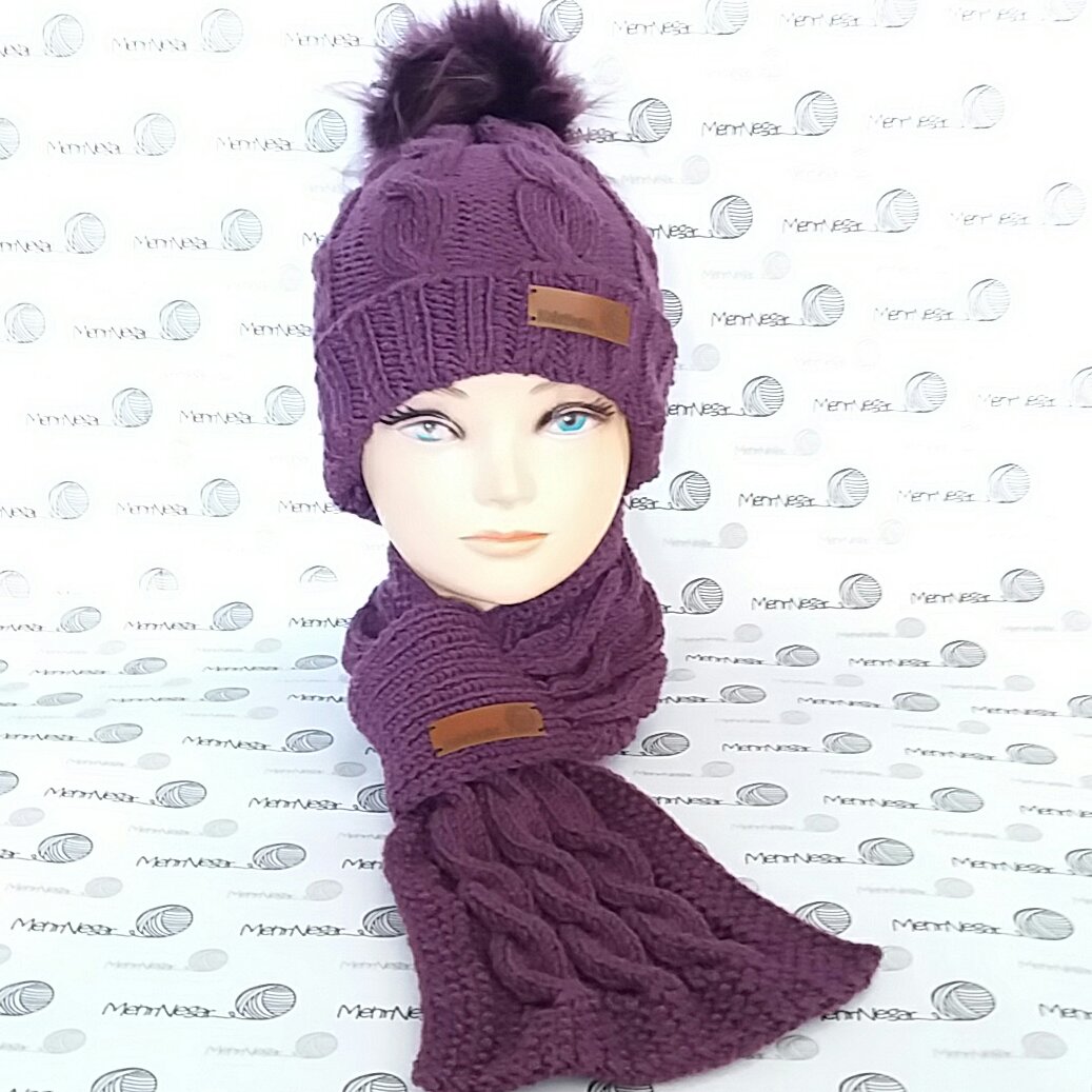 کلاه و شال گردن کرواتی بچگانه