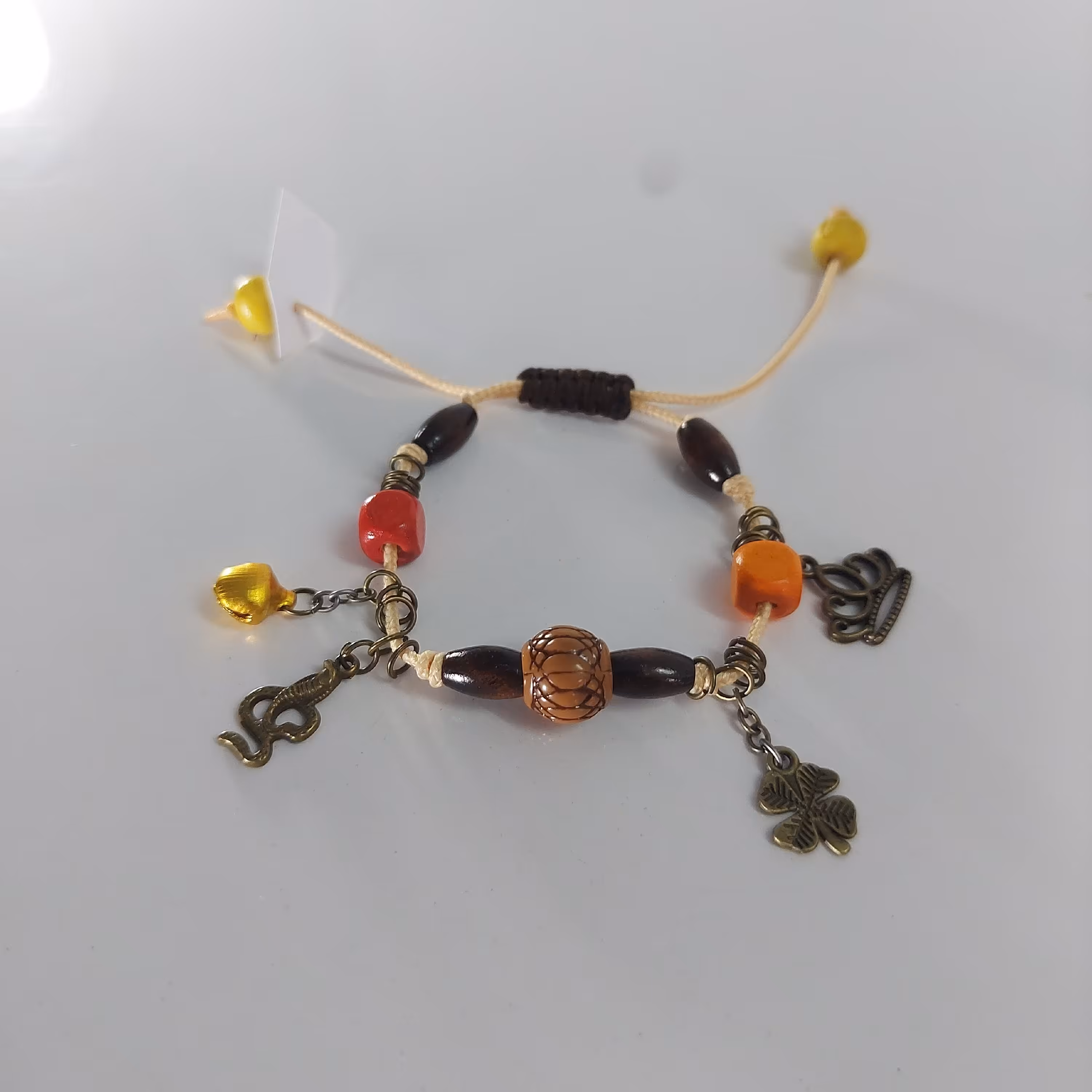 دستبند هندی آویزدار زنگوله ای کد H019