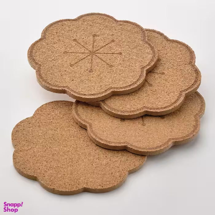 زیر لیوانی ایکیا مدل SVARTVIDE بسته ۴ عددی