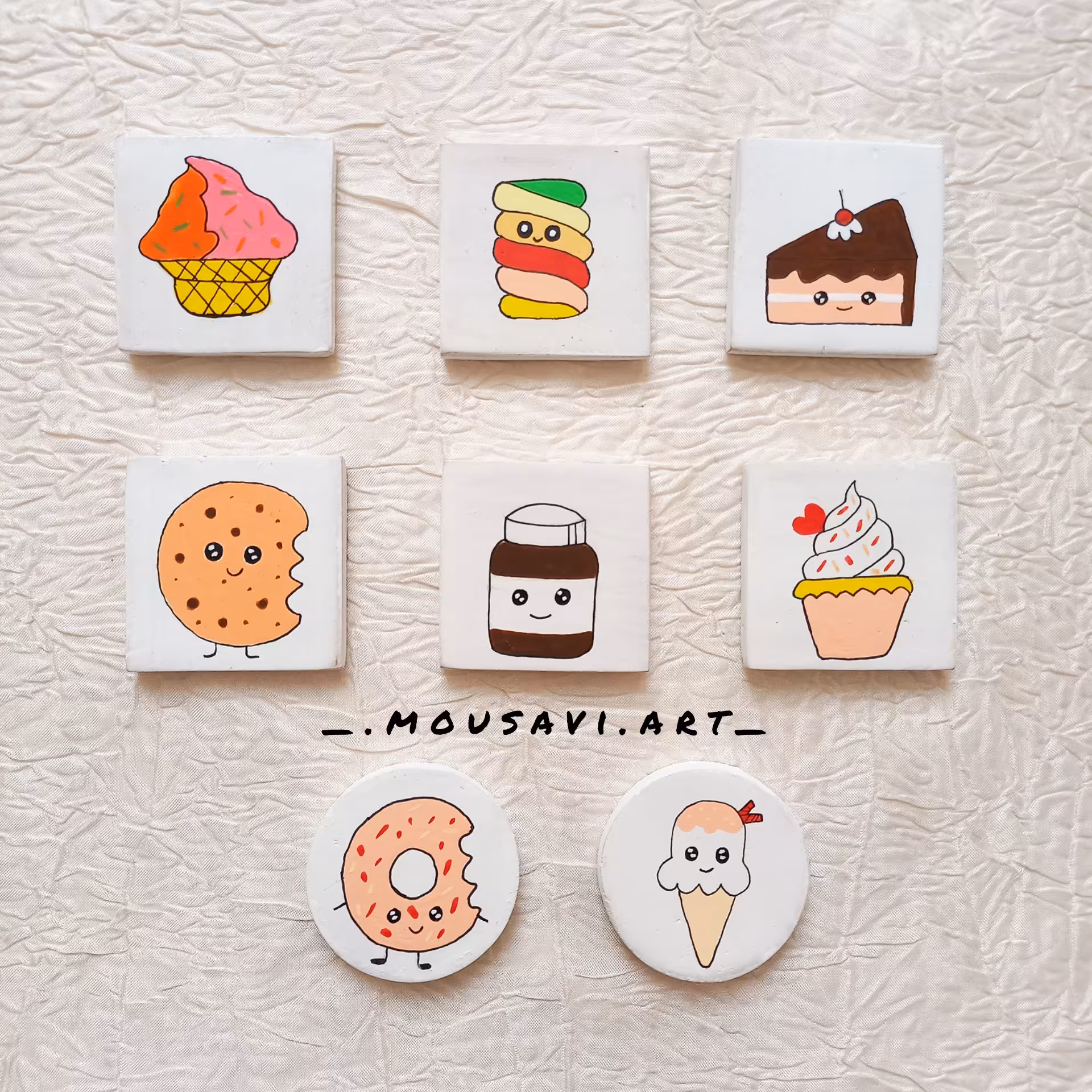 مگنت یخچالی طرح شیرینیجات