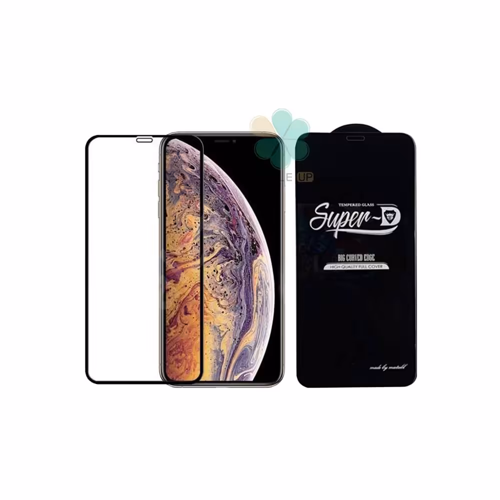 گلس گوشی اپل آیفون Apple iPhone XS Max تمام صفحه Super D