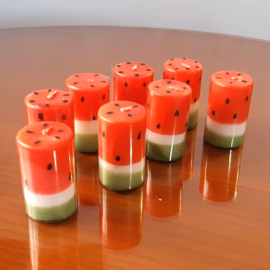 شمع هندوانه استوانه