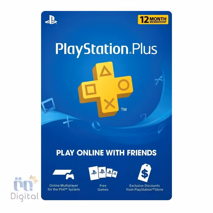 پلیاستیشن پلاس 12 ماهه