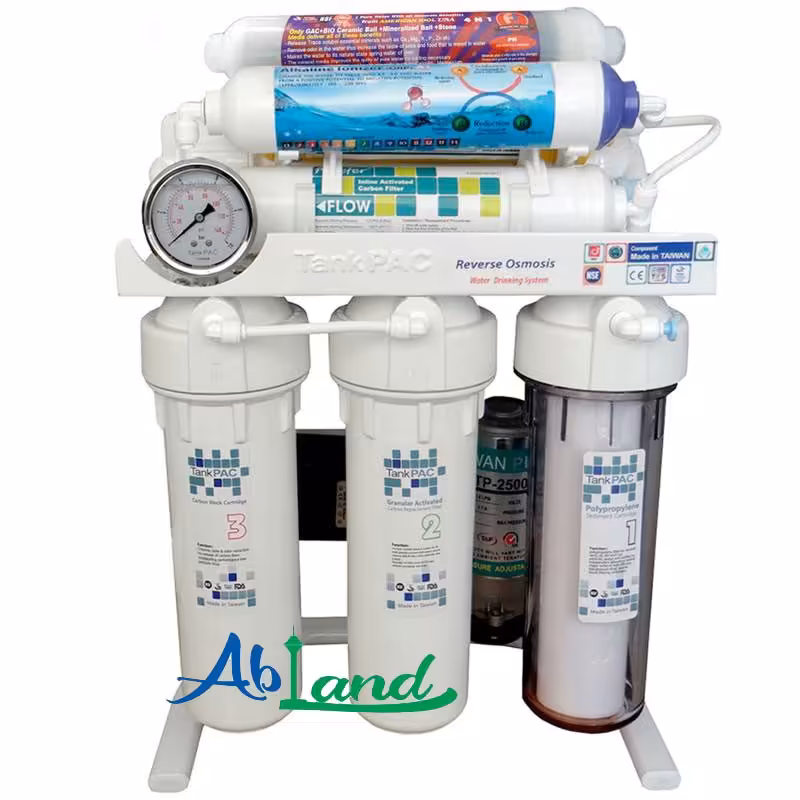 تصفیه آب تانک پک 8 مرحله ایی قلیایی-میکس TankPAC RO-PP-ORP-MIX