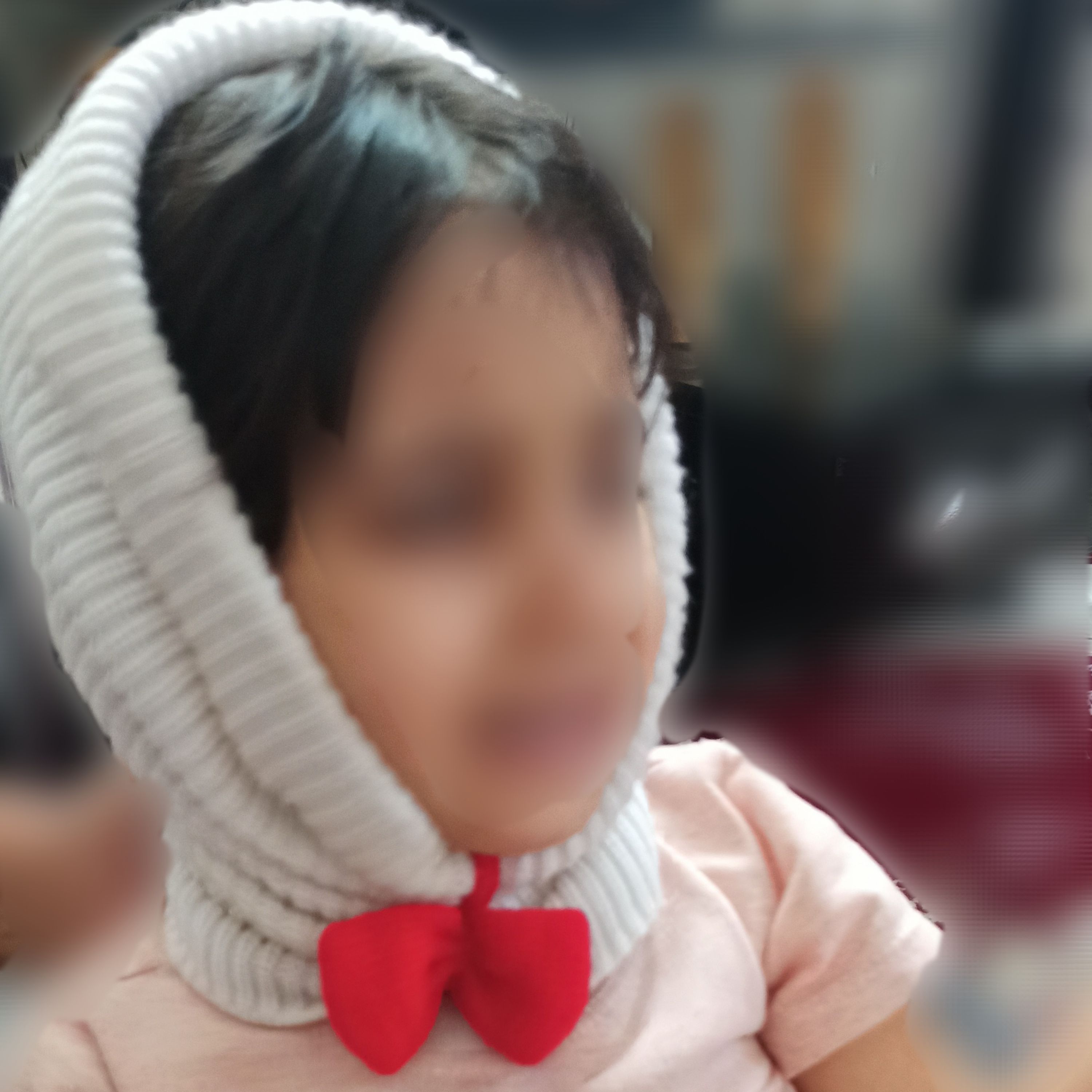 کلاه شال بافت زیبای دخترانه