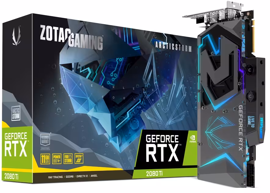کارت گرافیک زوتک مدل GeForce RTX 2080 Ti ArcticStorm با حافظه 11 گیگابایت
