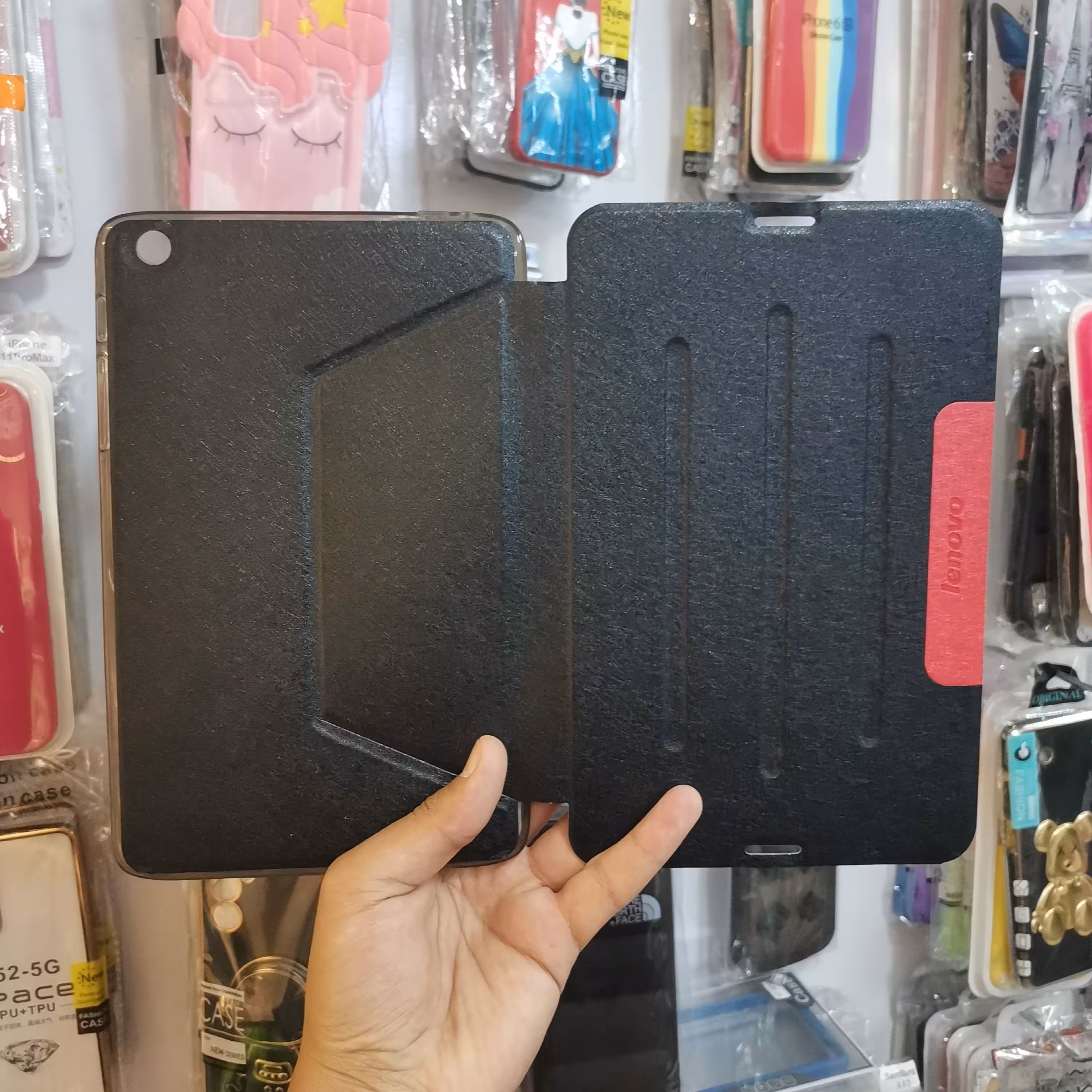 کیف کلاسوری مشکی مناسب برای تبلت لنوو Lenovo tab A5500