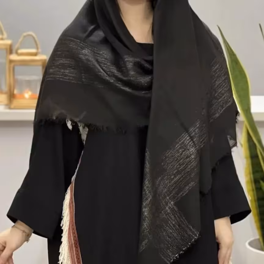 روسری نخی قواره140بهاره