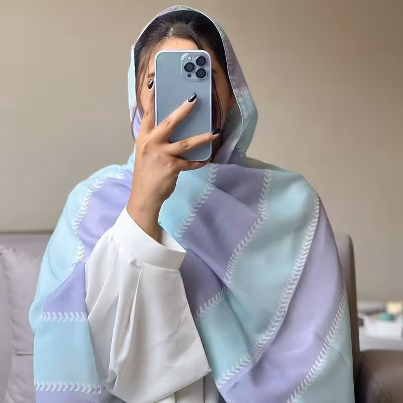 شال نخی طرحدار بهاره و تابستانه تمام نخی ارسال رایگان