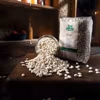 حبوبات لوبیا سفید  900 گرمی آبگینه اصفهان ارگانیک