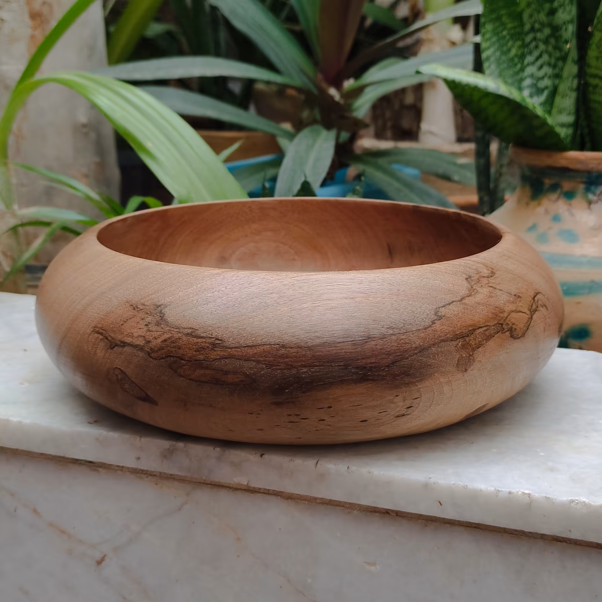 کاسه ی چوبی گردو مناسب آجیل خوری و شکلات خوری 
