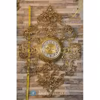 ساعت دیواری برنزی طرح گلابی