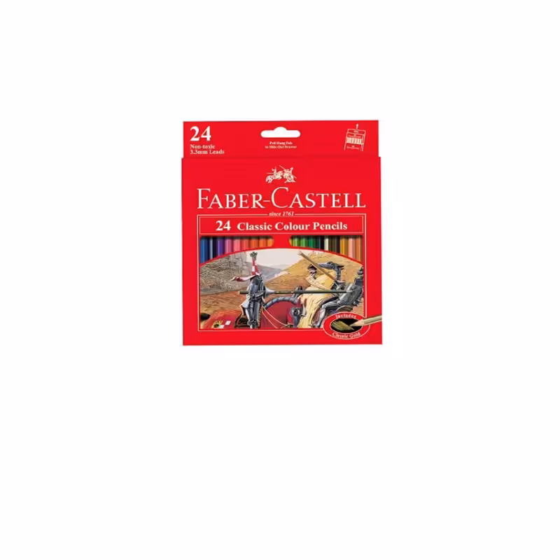 مداد رنگی 24 رنگ فابر-کاستل مدل Classic