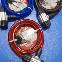 قفل دوچرخه  بکسلی با روکش پلاستیکی  