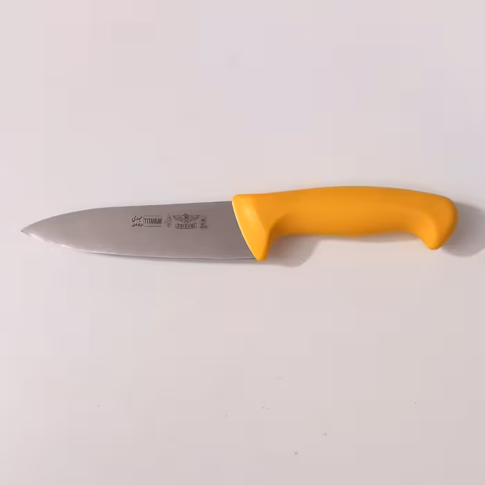 چاقو آشپزخانه استاد حیدری جنس تیغه فولاد استیل ضد زنگ دسته ترمو پلاس 