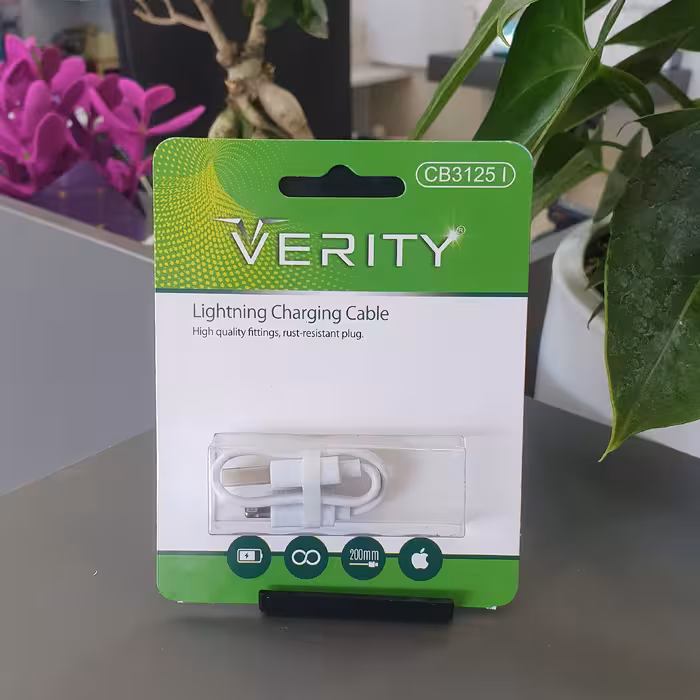 کابل پاوربانک آیفون وریتی مدلCB3125I طول 20 سانتی متر
